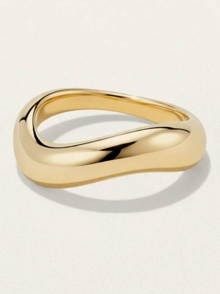 925 Sterling Silver Gold Plated Ring